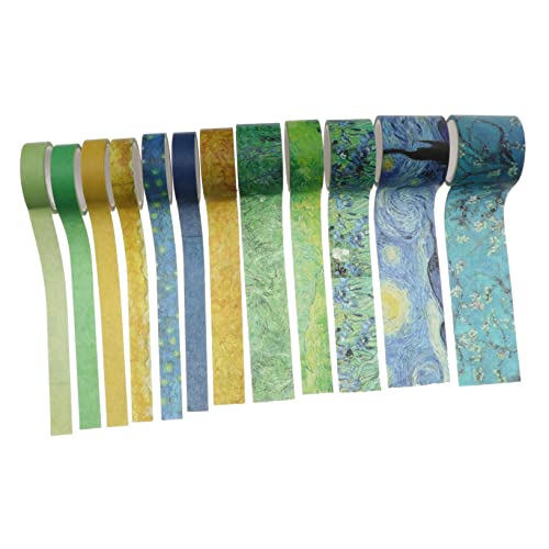 Anneome 12 Rollen Diy Scrapbooking Klebeband Dekorative Washi Tapes im Antiken Stil für Kreative Bastelprojekte und Journals Leicht Abziehbar Hinterlässt Klebereste Anneome 12 Rollen Diy Scrapbooking Klebeband Dekorative Washi Tapes im Antiken Stil für Kreative Bastelprojekte und Journals Leicht Abziehbar Hinterlässt Klebereste von Anneome