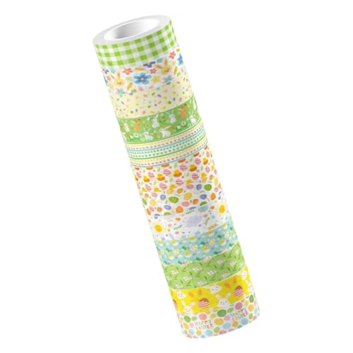 Anneome 12 Rollen Washi Tape Aquarell Blumen Dekoratives Klebeband für Diy Scrapbooking Kalender und Heimdekoration Transparent Selbstklebend und Rückstandsfrei von Anneome