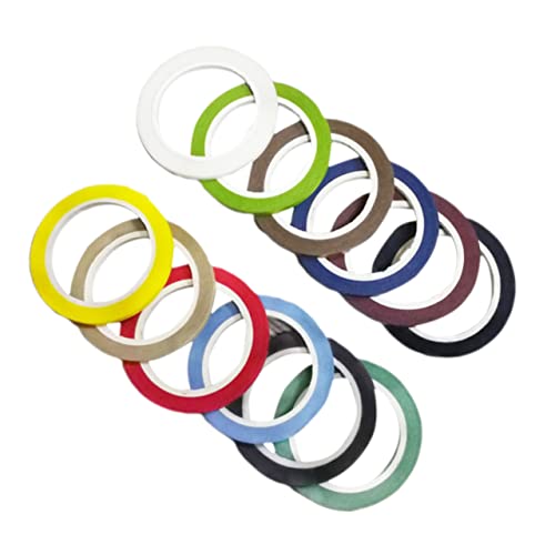 Anneome 12 Rollen Washi-Tape the washi tape farbiges klebeband Entfernbares Klebeband papierklebeband washi+-+tape Bastelklebeband papierklebebänder selber machen Geschenkverpackungsbänder von Anneome