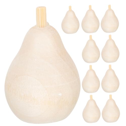 Anneome 12 Stück Fruchtschmuck Aus Holz Orangefarbenes Äpfel Künstliche Früchte Zur Lebensechten Dekoration Gefälschte Früchte Handwerk Unvollendet Khaki Hölzern von Anneome