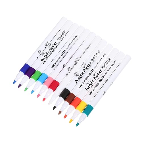 Anneome 12 Stück Marker Malstifte Zum Basteln Farbstifte Aus Kunststoff Bastelstifte Für Malstifte Für Farbstifte Für Steine Malen Sie Markierungen Zeichenstifte Abs Weiß Anneome 12 Stück Marker Malstifte Zum Basteln Farbstifte Aus Kunststoff Bastelstifte Für Malstifte Für Farbstifte Für Steine Malen Sie Markierungen Zeichenstifte Abs Weiß von Anneome