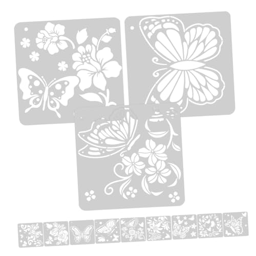 Anneome 12 Stück Schmetterlings Schablonen Pet für Wandgestaltung und DIY Projekte Wiederverwendbare Vorlagen für Journale Scrapbooking und Kreative Malerei für Holz und Heimdekoration Anneome 12 Stück Schmetterlings Schablonen Pet für Wandgestaltung und DIY Projekte Wiederverwendbare Vorlagen für Journale Scrapbooking und Kreative Malerei für Holz und Heimdekoration von Anneome