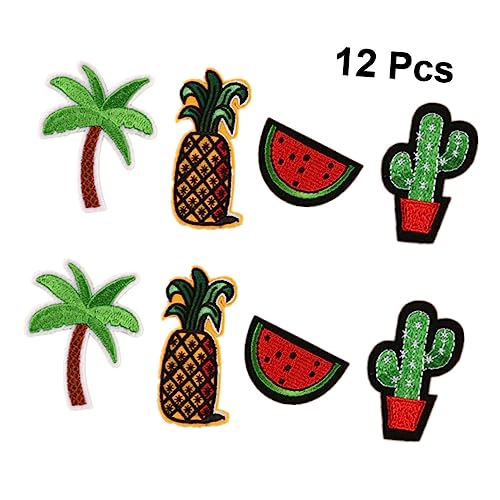 Anneome 12 Stück Teiliges Diy Stickapplikationen Ananas Wassermelone Kokosnussbaum Kaktus Patches für Kleidung Jeans Taschen Bastelprojekte Anneome 12 Stück Teiliges Diy Stickapplikationen Ananas Wassermelone Kokosnussbaum Kaktus Patches für Kleidung Jeans Taschen Bastelprojekte von Anneome