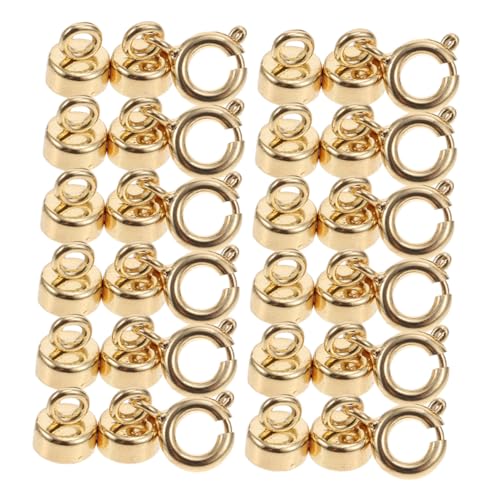 Anneome 12 Stück Teiliges Magnetische Schmuckverschlüsse und Verlängerungen Sicherer Magnetverschluss mit Karabinerverschluss für Armbänder Halsketten Fußkettchen Vielseitig für von Anneome