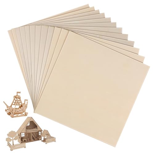 Anneome 12 Stück Teiliges Quadratische Holzplatten aus Pappelholz Unlackierte Holzscheiben zum Bemalen Gravieren Basteln und DIY Projekten mit Glatter Oberfläche und Rustikalem Charme Anneome 12 Stück Teiliges Quadratische Holzplatten aus Pappelholz Unlackierte Holzscheiben zum Bemalen Gravieren Basteln und DIY Projekten mit Glatter Oberfläche und Rustikalem Charme von Anneome