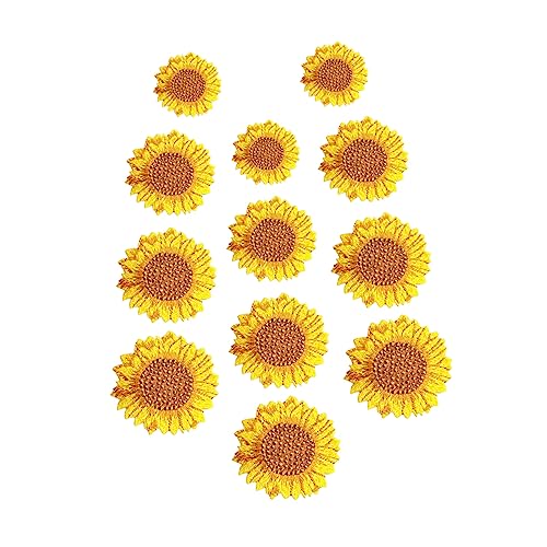 Anneome 12 Stück Teiliges Sonnenblumen Stickerei Patch DIY Aufbügel Patches für Bekleidungsaccessoires für Kleidung Taschen und Hüte um Reparaturen und Kreative Designs zu Gestalten Anneome 12 Stück Teiliges Sonnenblumen Stickerei Patch DIY Aufbügel Patches für Bekleidungsaccessoires für Kleidung Taschen und Hüte um Reparaturen und Kreative Designs zu Gestalten von Anneome