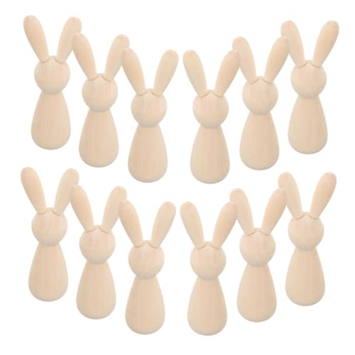 Anneome 12 Stück Unbemalte Holzkaninchen Figuren Diy Bastelzubehör für Kreative Graffiti Projekte Deko für Ostern und Partys Sicher für Familienaktivitäten Anneome 12 Stück Unbemalte Holzkaninchen Figuren Diy Bastelzubehör für Kreative Graffiti Projekte Deko für Ostern und Partys Sicher für Familienaktivitäten von Anneome
