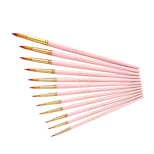 Anneome 12-teiliges Pastell-Kunst-detailpinsel-Set Aquarell-Pinsel-Set Anneome 12-teiliges Pastell-Kunst-detailpinsel-Set Aquarell-Pinsel-Set von Anneome