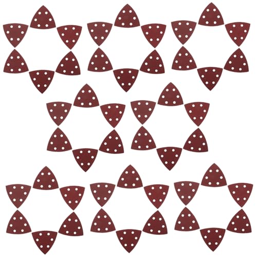 Anneome 120 Stück Dreieck-schleifpapier Für Handschleifer, Hochleistungs-schleifpapier Für Holz, Metall Und Automobile, Hocheffiziente Schleifblätter von Anneome