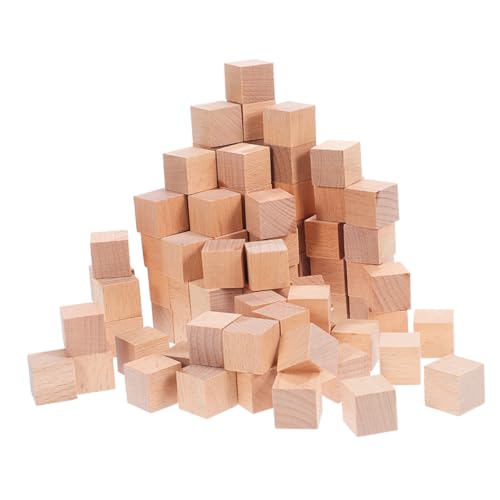 Anneome 120 Stück Teiliges Quadratische Holzklötze Naturbelassene Unlackierte Holzbausteine für Originelles Basteln Feinmotorik Eltern-junge Mädchen-spiele Leicht und Handlich für Anneome 120 Stück Teiliges Quadratische Holzklötze Naturbelassene Unlackierte Holzbausteine für Originelles Basteln Feinmotorik Eltern-junge Mädchen-spiele Leicht und Handlich für von Anneome