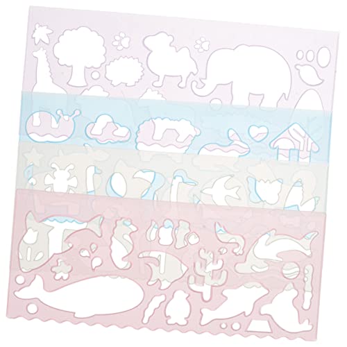 Anneome 12Stücke Schablonen für Wiederverwendbare Malvorlagen für Bastelprojekte für Zeichnungen Scrapbooking und DIY Kunstwerke von Anneome