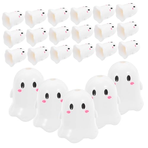 Anneome 13 Stücke Weiße Acryl Halloween Geister Spacer Perlen Leicht Langlebig für DIY Schmuck Halsketten Armbänder Ohrringe Bastelbedarf Partydekoration von Anneome