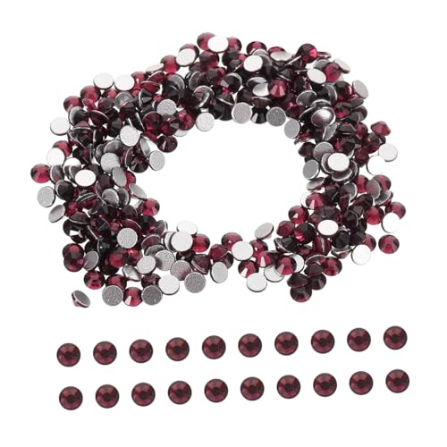 Anneome 1440 Stück Teiliges Nail Art Strass Set Flache Rückseite Mehrfarbige Glassteine Glänzende Nagelverzierungen DIY Nageldesign Zubehör für Kreative Maniküre für Profi und Zuhause von Anneome