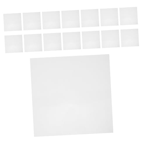 Anneome 15 Stück Teiliges Transparente Wiederverwendbare Stencil Sheets aus Polyestermaterial für DIY Basteln und Schneiden Glatte Kanten Hohe für Präzise Gestaltung und Vielseitige von Anneome