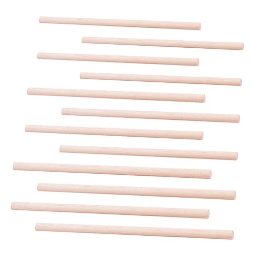 Anneome 150 Stück DIY Holzstäbe Runde Holzstäbchen für Basteln Handwerk Modellbau Naturholz Rundstäbe zum Bemalen und Kreativarbeiten Anneome 150 Stück DIY Holzstäbe Runde Holzstäbchen für Basteln Handwerk Modellbau Naturholz Rundstäbe zum Bemalen und Kreativarbeiten von Anneome