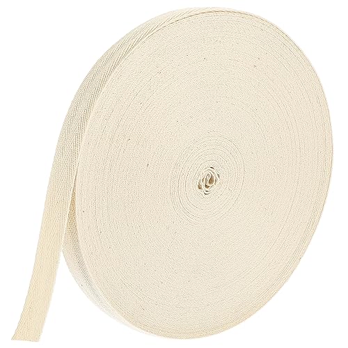 Anneome 1Rolle Baumwoll für DIY Projekte Breit Yards Gurtband für Taschen Kleidung und Bastelarbeiten mit Feiner Textur und Design von Anneome