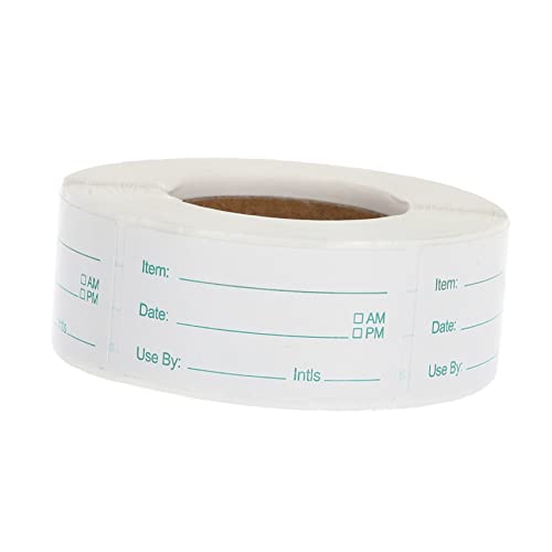 Anneome 1Rolle Roll Freezer Paper Etiketten für Lebensmittelspeicherung Abziehbar Selbstklebend zur Kennzeichnung von Tiefkühl Frischwaren für Vorratsraum von Anneome