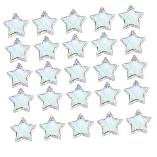 Anneome 1Satz DIY Acrylstern Perlen für Schmuckherstellung Transparente Ab Beschichtung für Armbänder Bastelperlen Kit von Anneome