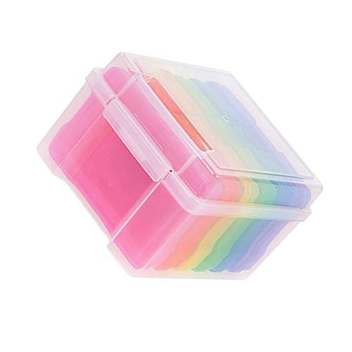 Anneome 1Satz Teiliges Grußkarten Organizer mit Trennwänden Transparente Aufbewahrungsbox für Bastelarbeiten Langlebig Dickem Kunststoff Kompakte von Anneome