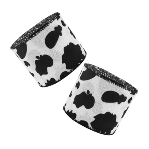 Anneome 2 Rollen Cow Pattern Polyester Ribbon Fabric Ribbon For Wreaths And DIY Crafts And Cow Design For Birthday Wedding Party Decoration Anneome 2 Rollen Cow Pattern Polyester Ribbon Fabric Ribbon For Wreaths And DIY Crafts And Cow Design For Birthday Wedding Party Decoration von Anneome