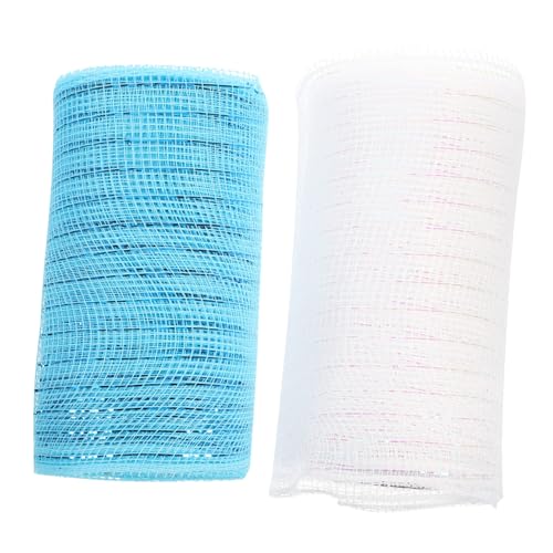 Anneome 2 Rollen Dekobänder in Weiß mit Farbverlauf und Hellblau Vielseitiges Geschenk Bastelband für Partydeko Hochzeit Girlanden Blumige DIY-Projekte Anneome 2 Rollen Dekobänder in Weiß mit Farbverlauf und Hellblau Vielseitiges Geschenk Bastelband für Partydeko Hochzeit Girlanden Blumige DIY-Projekte von Anneome
