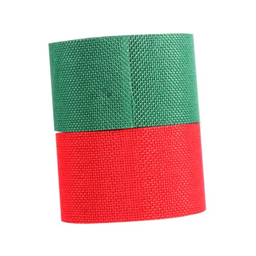 Anneome 2 Rollen Geschenkband Breit Festliches Geschenkband Rot Grün Robustes Dekoband für Geschenkverpackung Hochzeit Weihnachten DIY Basteln Anneome 2 Rollen Geschenkband Breit Festliches Geschenkband Rot Grün Robustes Dekoband für Geschenkverpackung Hochzeit Weihnachten DIY Basteln von Anneome