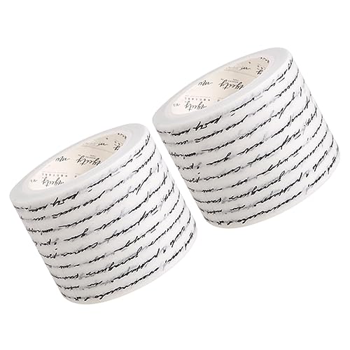 Anneome 2 Rollen Washi Tape Japanisches Klebeband mit Vintage Formel Muster Selbstklebend Dekorativ für DIY Scrapbooking Tagebücher Geschenkverpackung und Bastelarbeiten Anneome 2 Rollen Washi Tape Japanisches Klebeband mit Vintage Formel Muster Selbstklebend Dekorativ für DIY Scrapbooking Tagebücher Geschenkverpackung und Bastelarbeiten von Anneome