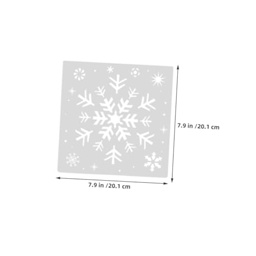 Anneome 2 Sätze Große Wiederverwendbare Weihnachts Schneeflocken Schablonen aus Robuste Malvorlagen für DIY Wanddekoration Grußkarten Kuchen und Kaffeeverzierung Einfache Anwendung Anneome 2 Sätze Große Wiederverwendbare Weihnachts Schneeflocken Schablonen aus Robuste Malvorlagen für DIY Wanddekoration Grußkarten Kuchen und Kaffeeverzierung Einfache Anwendung von Anneome