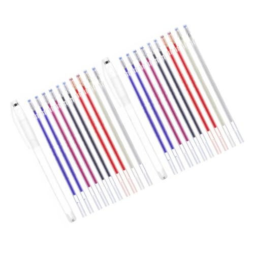 Anneome 2 Sätze Hitzebeständige Stoffmarkierungsstifte Abwischbare Schneiderstifte für Quilting und Diy Verschwindend für Präzise Näharbeiten und Kreative Projekte von Anneome