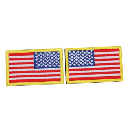 Anneome 2 Stück Bestickte Patches mit Amerikanischem Flaggen Design für Kleidung Hüte und Rucksäcke Hochwertige Hautfreundliche Aufnäher für DIY Projekte Anneome 2 Stück Bestickte Patches mit Amerikanischem Flaggen Design für Kleidung Hüte und Rucksäcke Hochwertige Hautfreundliche Aufnäher für DIY Projekte von Anneome