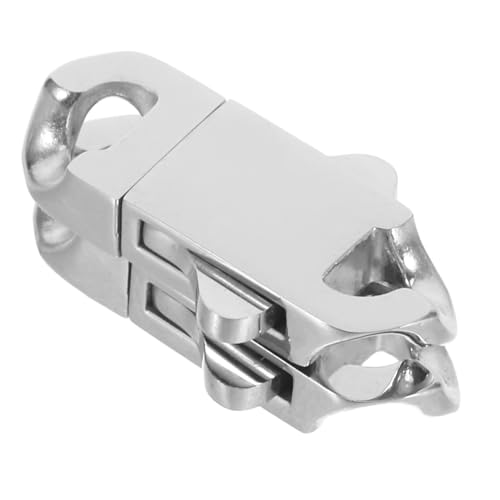 Anneome 2 Stück Edelstahl Federklappverschluss Schmuckverschluss für Halsketten Armbänder Anhänger Sicherer Metall-schnappverschluss mit Federsystem für DIY Schmuckherstellung Anneome 2 Stück Edelstahl Federklappverschluss Schmuckverschluss für Halsketten Armbänder Anhänger Sicherer Metall-schnappverschluss mit Federsystem für DIY Schmuckherstellung von Anneome