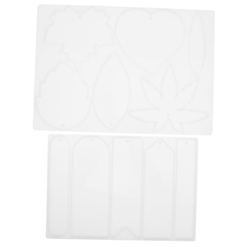 Anneome 2 Stück Epoxidharz Silikonform für Diy Lesezeichen Kreative Silikonform für Resin Gießformen für Bastelprojekte und Geschenkideen für Bücherliebhaber Anneome 2 Stück Epoxidharz Silikonform für Diy Lesezeichen Kreative Silikonform für Resin Gießformen für Bastelprojekte und Geschenkideen für Bücherliebhaber von Anneome