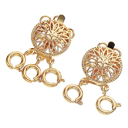 Anneome 2 Stück Halsketten-schichtverschlüsse Schnalle Für Halsketten Armbänder Schnalle Einfach Zu Bedienen Stilvoller Schmucktrenner Anneome 2 Stück Halsketten-schichtverschlüsse Schnalle Für Halsketten Armbänder Schnalle Einfach Zu Bedienen Stilvoller Schmucktrenner von Anneome