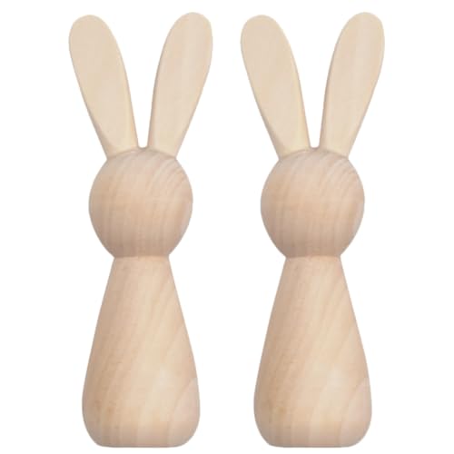 Anneome 2 Stück Hase aus Holz Geburtstag Kaninchenhasen Kindergarten Hasengartendekor Mini unvollendete Figur Peg-Puppen unvollendetes Handwerk Puppen zum manuellen Malen leere Holzpuppe Anneome 2 Stück Hase aus Holz Geburtstag Kaninchenhasen Kindergarten Hasengartendekor Mini unvollendete Figur Peg-Puppen unvollendetes Handwerk Puppen zum manuellen Malen leere Holzpuppe von Anneome