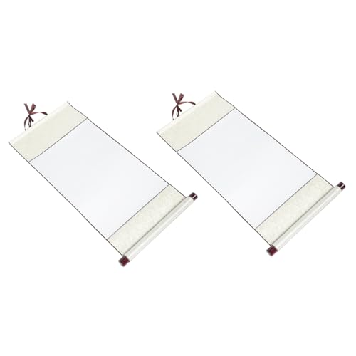 Anneome 2 Stück Leere Kalligraphie Xuan Papier Hängende Schriftrollen für Chinesische Malerei für Anfänger und Profis Leicht und Tragbar für Schreib und Zeichenerlebnisse Anneome 2 Stück Leere Kalligraphie Xuan Papier Hängende Schriftrollen für Chinesische Malerei für Anfänger und Profis Leicht und Tragbar für Schreib und Zeichenerlebnisse von Anneome