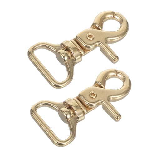 Anneome 2 Stück Messing Drehbarer Hummerhaken Robuster Karabiner Schnappverschluss mit Rotation Vielseitig für Schlüsselanhänger Rucksack Dekoration Langlebiger Metallbeschlag für Alltag Anneome 2 Stück Messing Drehbarer Hummerhaken Robuster Karabiner Schnappverschluss mit Rotation Vielseitig für Schlüsselanhänger Rucksack Dekoration Langlebiger Metallbeschlag für Alltag von Anneome