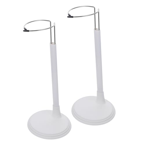 Anneome 2 Stück Puppenständer mit Stabilem Sockel Verstellbarer Halter für Plüschtiere und Figuren bis Vielseitiger Displayständer für Indoor Dolls Support für Schreibtisch und Regal von Anneome
