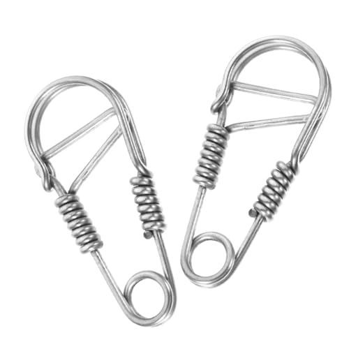 Anneome 2 Stück Schlüsselanhänger Karabiner Clip Robust Langlebig für Herren Schlüssel Auto Haus Schlüssel Organizer Vielseitig und Praktisch im Alltag von Anneome