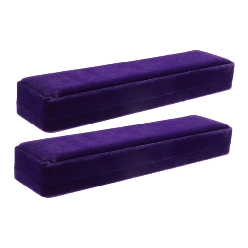 Anneome 2 Stück Schmuck Geschenkbox Rechteckig Elegante Samtbox für Halsketten Armbänder Robuste Aufbewahrungsbox Kleines Schmuckkästchen für Geburtstags Jubiläumsgeschenke Anneome 2 Stück Schmuck Geschenkbox Rechteckig Elegante Samtbox für Halsketten Armbänder Robuste Aufbewahrungsbox Kleines Schmuckkästchen für Geburtstags Jubiläumsgeschenke von Anneome