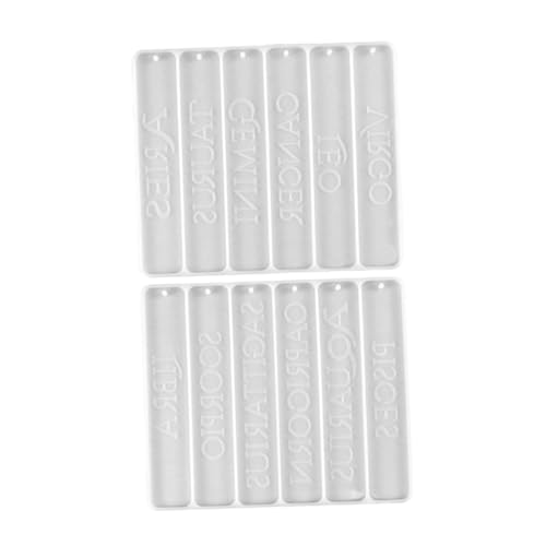 Anneome 2 Stück Silikon Formen für Epoxidharz Lesezeichen Diy Gießform für Kreative Lesezeichen mit Motiven für Bastelprojekte und von Anneome