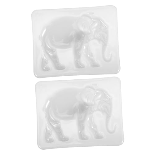 Anneome 2 Stück Silikonform Mond Elefantenmotive Flexible Epoxidharz Gießform Langlebige DIY Ornamente Form für Schmuckherstellung Einfach Entformbar Ungiftiges Material Anneome 2 Stück Silikonform Mond Elefantenmotive Flexible Epoxidharz Gießform Langlebige DIY Ornamente Form für Schmuckherstellung Einfach Entformbar Ungiftiges Material von Anneome
