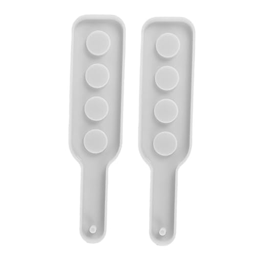 Anneome 2 Stück Silikonform für Kristall Epoxid Tray Diy Getränkeglas Untersetzer Gießform Wiederverwendbare Handwerksform für Kreative Projekte von Anneome