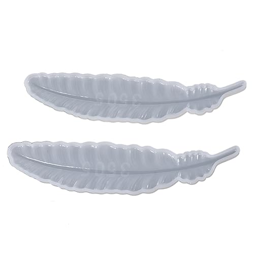 Anneome 2 Stück Silikonform für Lesezeichen Hochflexible Diy Schmuckform für Bastelprojekte für Epoxidharz und Gestaltung von Anneome