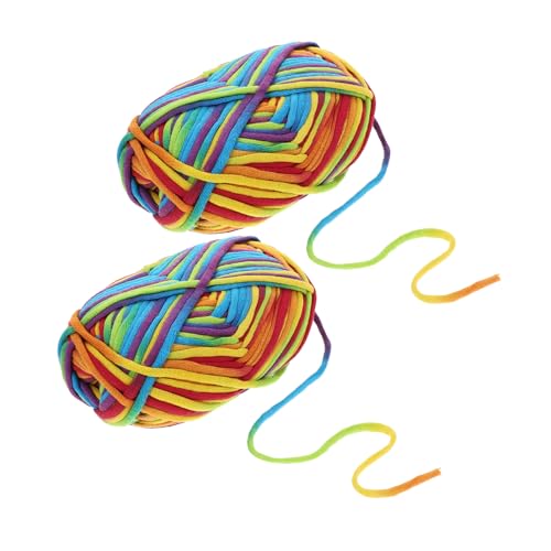 Anneome 2 Stück Teiliges Handarbeitsgarn Leuchtenden Farben Hochwertiges Baumwollgarn für DIY Häkeln und Stricken für Kreative Projekte und Bastelarbeiten Anneome 2 Stück Teiliges Handarbeitsgarn Leuchtenden Farben Hochwertiges Baumwollgarn für DIY Häkeln und Stricken für Kreative Projekte und Bastelarbeiten von Anneome