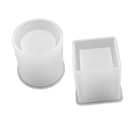 Anneome 2 Stück Teiliges Silikonform Quadratisch und Flexibel für DIY Stiftehalter Pflanztopf Gießform Transparent Langlebig Wiederverwendbar für Harz Schmuck Kerze Seife Anneome 2 Stück Teiliges Silikonform Quadratisch und Flexibel für DIY Stiftehalter Pflanztopf Gießform Transparent Langlebig Wiederverwendbar für Harz Schmuck Kerze Seife von Anneome