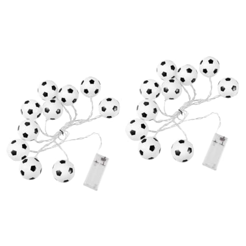 Anneome 2 Stück -lichterketten in Fußballform Nachtlichter Lichterketten Für Partys Schlafzimmer Dekorativ Keine Batterie Erforderlich Anneome 2 Stück -lichterketten in Fußballform Nachtlichter Lichterketten Für Partys Schlafzimmer Dekorativ Keine Batterie Erforderlich von Anneome