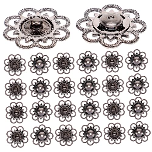 Anneome 20 Pairs Robust Legierung Kleidung Tasten Schnelle Reparatur Kleidungsstück Druckknopf Für Mode von Anneome