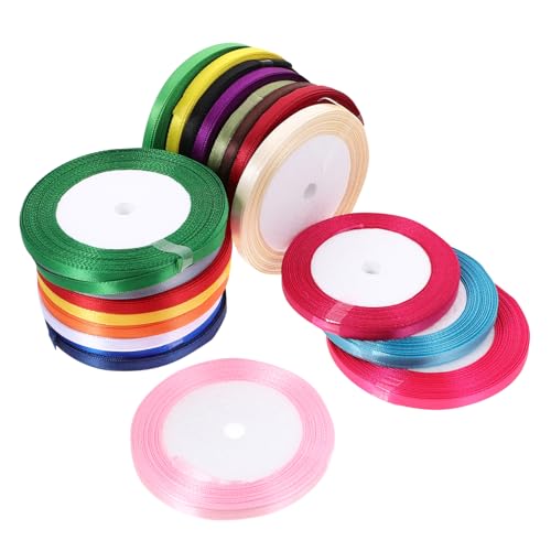 Anneome 20 Rollen Geschenkbänder aus Breit Yards Gemischte Farben für Verpackung Dekoration und Festivals für Blumensträuße und von Anneome