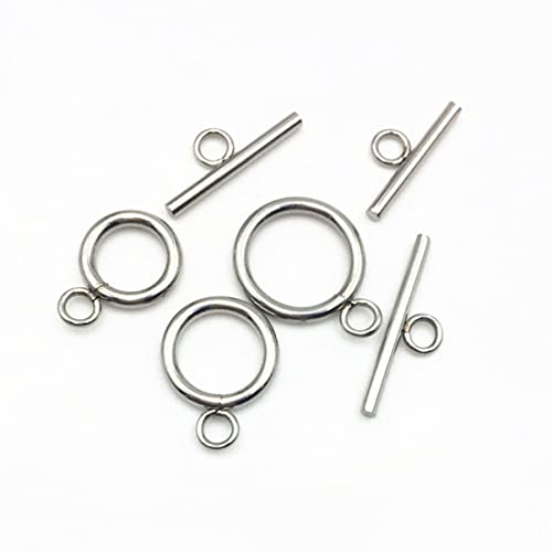 Anneome 20 Sets Knebelverschlüsse Halskette Schlüssel Zubehör Tags Schmuck Schnallen von Anneome