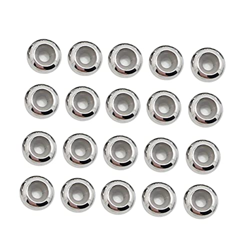 Anneome 20 Stück Abstandsperlen Schmuck Halskette Abstandshalter Reiz Schließe Armbänder Abstandsanhänger Silver Anneome 20 Stück Abstandsperlen Schmuck Halskette Abstandshalter Reiz Schließe Armbänder Abstandsanhänger Silver von Anneome